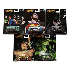 Hot‎ Wheels 2017 DC Comics Complete Set Factory Sealed